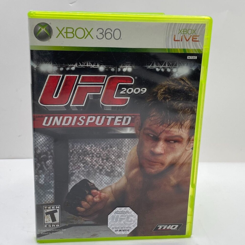 UFC 2009 Undisputed X360 (Microsoft Xbox 360, 2009) No Manual